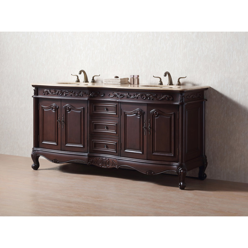 dCOR design Bourne 72" Double Bathroom Vanity Set & Reviews Wayfair